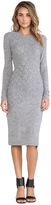 Thumbnail for your product : Derek Lam 10 CROSBY Long Sleeve Ruched Dress