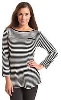 Thumbnail for your product : Jones New York Signature Striped Boatneck Knit