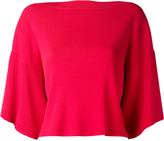 Thumbnail for your product : Sonia Rykiel Sonia by Three Quarter Sleeve Cropped Flare Knit