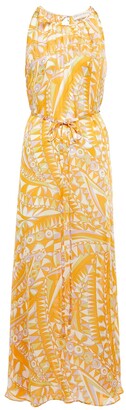 Emilio Pucci Beach Printed silk chiffon maxi dress