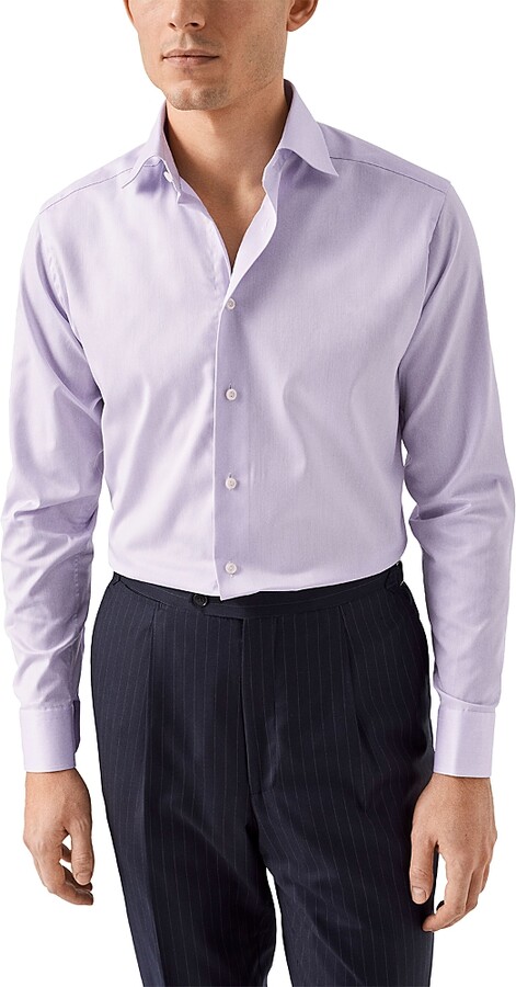 Eton Twill Slim Fit Button Down Shirt