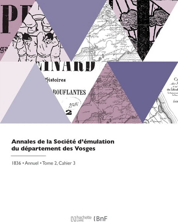Annales de la Société d'Émulation Du Département Des Vosges (Paperback)