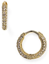 Thumbnail for your product : Nadri Pave Huggie Hoop Earrings