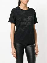 Thumbnail for your product : Saint Laurent devoré lightning bolt T-shirt