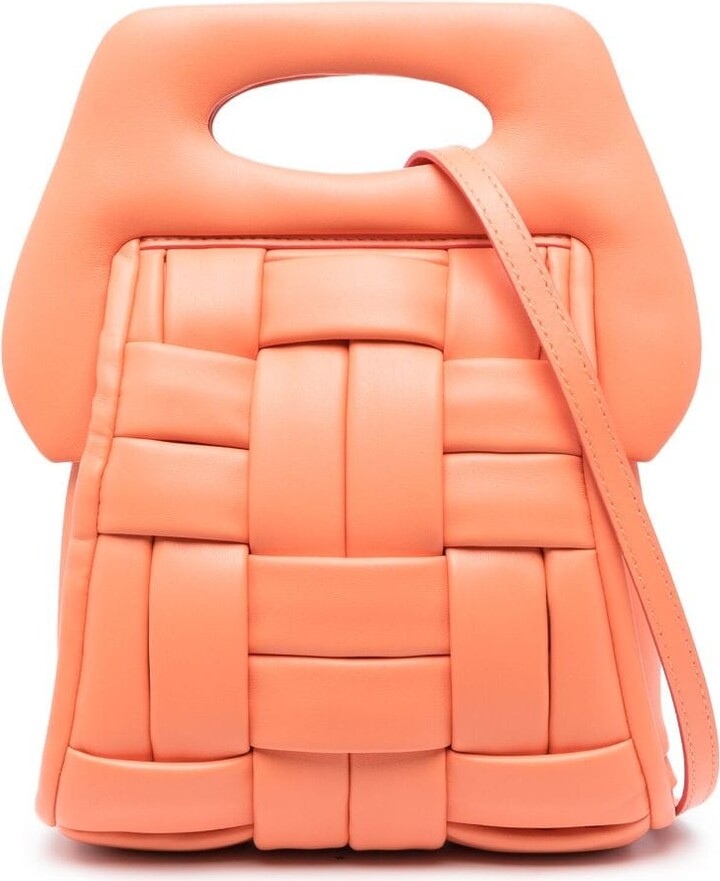 Themoire Clori Weaved vegan leather tote bag ShopStyle