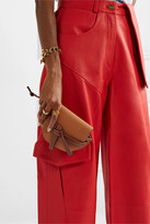 Thumbnail for your product : Loewe Gate Mini Textured-leather Shoulder Bag - Tan