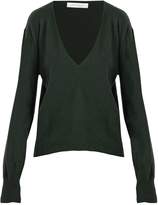 dark green cashmere sweater - ShopStyle