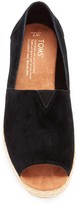 Thumbnail for your product : Toms Open Toe Espadrille Slip-On Flat