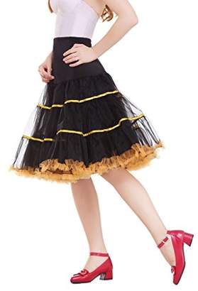DaisyFormals reg; Women's Vintage Petticoat 50s Puffy Tutu Underskirt – 4 Colors