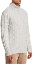 Thumbnail for your product : Brunello Cucinelli Cable-Knit Cashmere Turtleneck Sweater