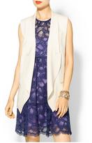 Thumbnail for your product : Haute Hippie Long Silk Blazer Vest