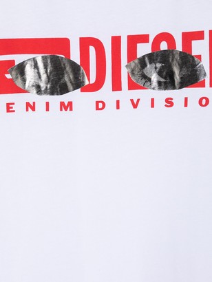 Diesel Kids TEEN graphic logo print T-shirt