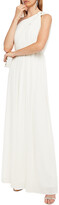 Thumbnail for your product : Halston Michaela Twist-front Gathered Stretch-crepe Gown