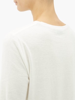 Raey Half-sleeve Cotton-jersey T-shirt - Womens - White