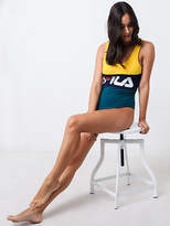 Thumbnail for your product : Fila New Womens Bodysuit In Yellow Navy Green Bodysuits Athletics Exclusives