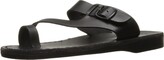 Thumbnail for your product : Jerusalem Sandals Abner - Leather Metal Buckle Sandal - Mens Sandals