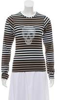 Thumbnail for your product : Letarte Long Sleeve Embellished Top
