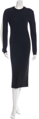 Calvin Klein Collection Cold Shoulder Long Sleeve Dress