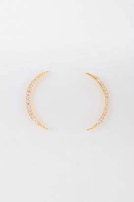 Pretty Little Things Gold Crescents Earrings