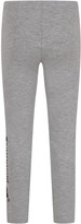 Thumbnail for your product : Dimensione Danza Grey Leggings With Black Logo For Girl