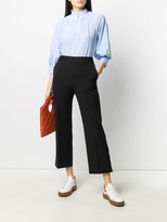 Thumbnail for your product : Frame Pleated Mock Neck Blouse