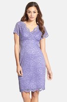 Thumbnail for your product : Marina Stretch Lace Sheath Dress