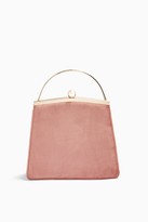 Thumbnail for your product : Topshop GARLAND Velvet Frame Bag