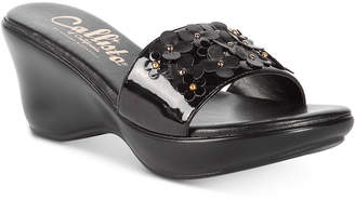 Callisto Laylee Slide Wedge Sandals, Created for Macy's