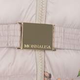 Thumbnail for your product : MonnaLisa MonnalisaBeige Down Padded Floral Coat
