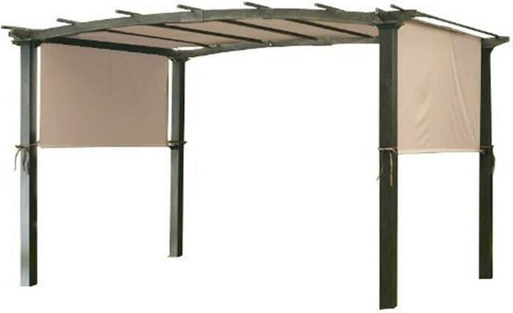 Garden Winds Universal Replacement Canopy Top Cover in Beige for Metal Pergola Frame