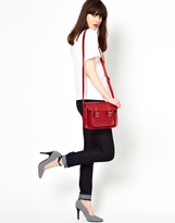 Thumbnail for your product : Cambridge Silversmiths Satchel Company Red Leather 11" Satchel