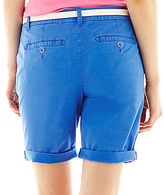 Thumbnail for your product : JCPenney jcp Twill Bermuda Shorts - Talls