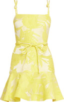 Thumbnail for your product : Alexis Alik Textured Floral Jacquard Mini Dress