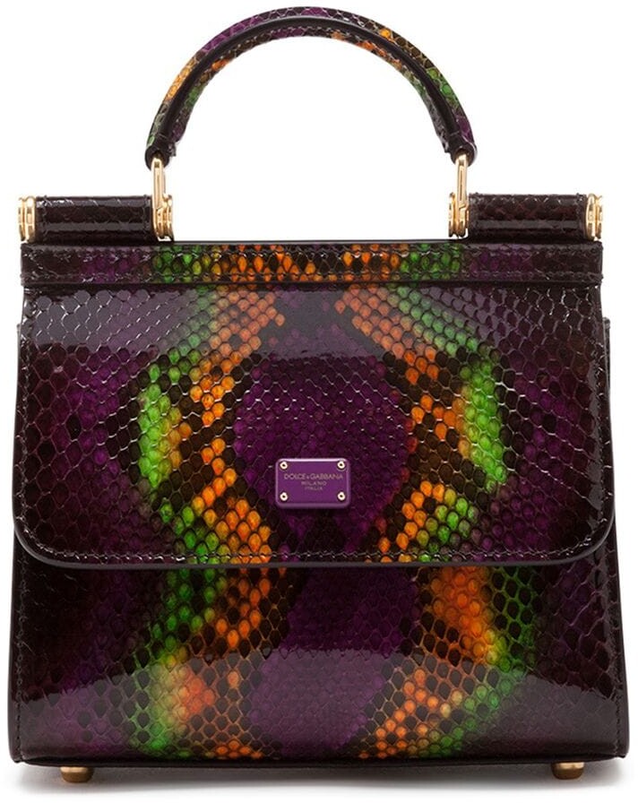 Python Dolce And Gabbana Multicolor Handbags Python Dolce Gabbana