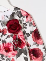 Thumbnail for your product : Miss Blumarine Rose Applique Dress