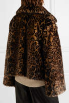 Thumbnail for your product : Nili Lotan Sedella Leopard-print Faux Fur Coat - Leopard print
