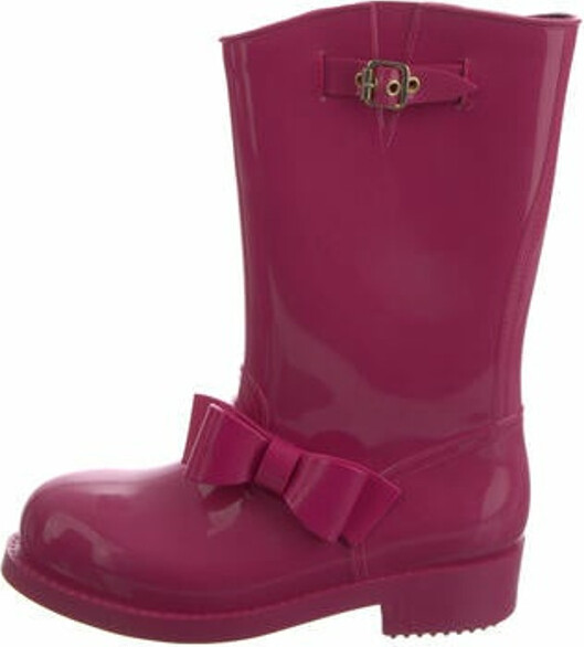 RED Valentino Rubber Rain Boots - ShopStyle