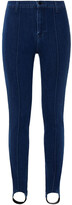 Thumbnail for your product : J Brand Mid-rise Skinny Stirrup Jeans