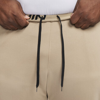 Nike Men's Therma Therma-FIT Open Hem Fitness Pants in Brown