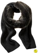 Thumbnail for your product : Banana Republic Factory Faux-Fur Trim Scarf