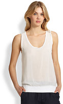 Thumbnail for your product : James Perse Cotton Voile Tank