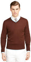 Thumbnail for your product : Brooks Brothers Tipped V-Neck Sweater