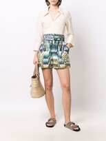 Thumbnail for your product : CHUFY Patterned Belted Shorts
