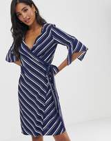 Thumbnail for your product : UNIQUE21 stripe wrap dress