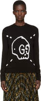 Thumbnail for your product : Gucci Black GucciGhost Knit Sweater