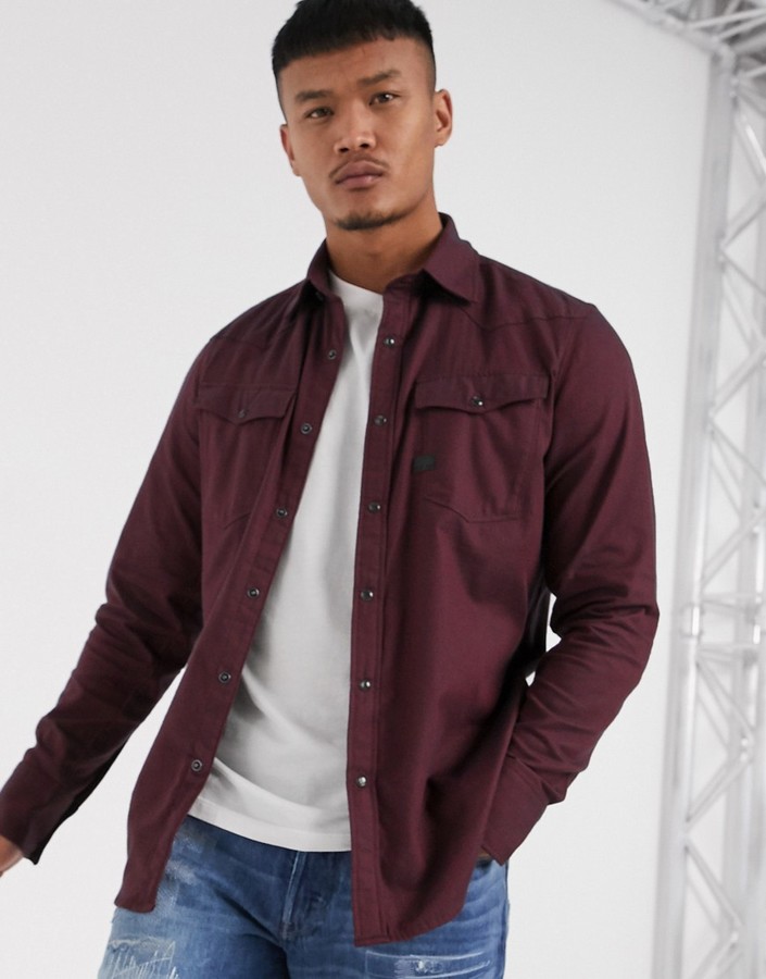 g star slim fit shirts