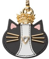 Thumbnail for your product : Juicy Couture Leather Cat Queen Key Fob