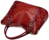 Thumbnail for your product : Vicenzo Leather Ryder Leather Shoulder Tote Handbag
