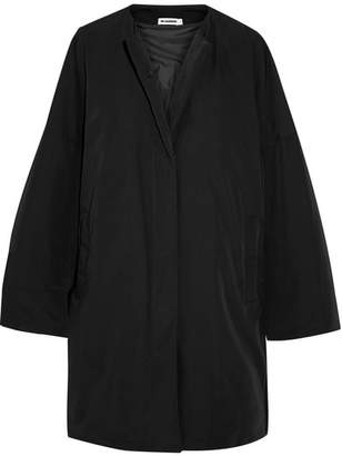 Jil Sander Oversized Canvas Down Coat - Black