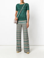 Thumbnail for your product : Missoni zig-zag glitter trousers